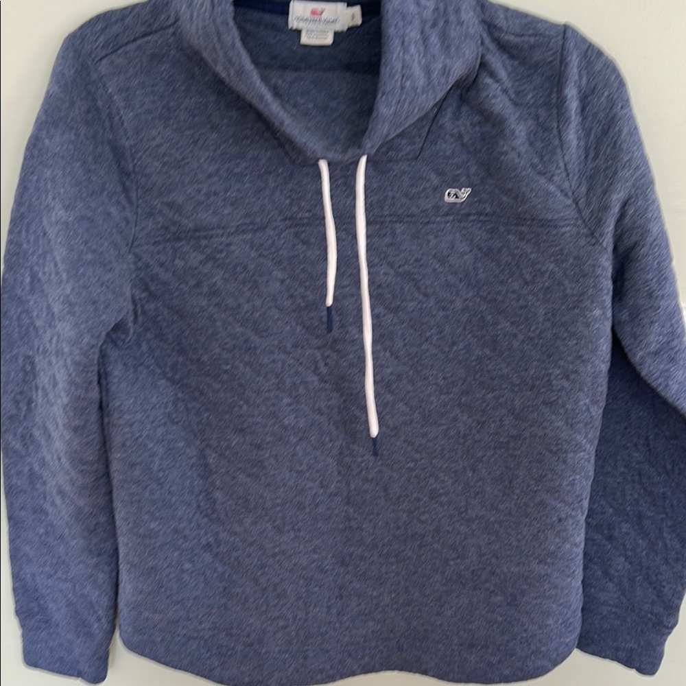 Navy Blue Pullover Sweatshirt